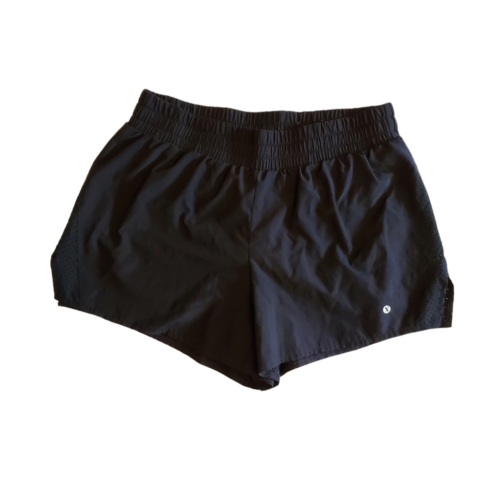 40. Xersion Women's Black Athletic Shorts With Mesh Sides Size M